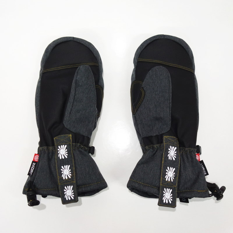 ●23-24 686 LANDER MITTEN カラー:FOREST BLACK DENIM Sサイズ シックスエイトシックス スキー スノーボード 686 ○23-24 LANDER MITTEN カラー:FOREST BLACK DENIM Sサイズ