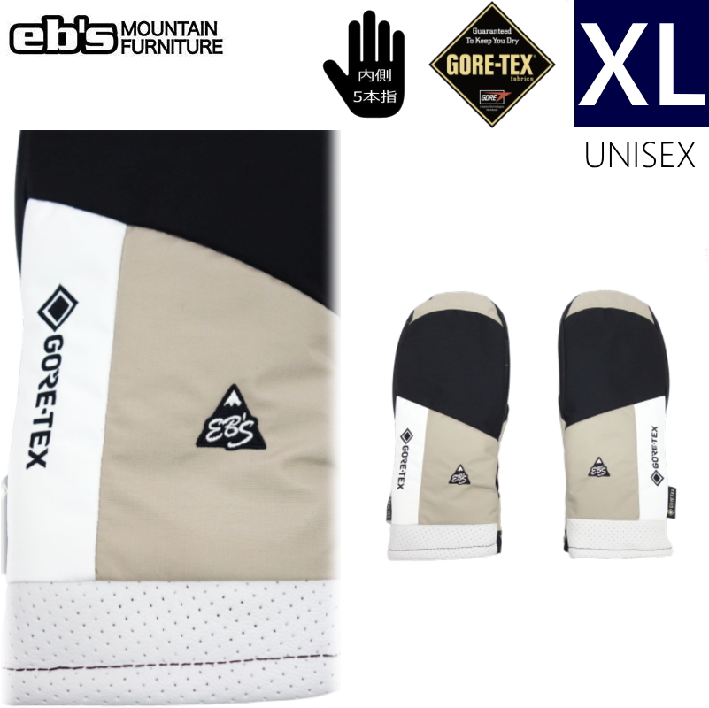 ◎24-25 ebs GAME CHANGER MITTEN カラー:BK BEIGE Lサイズ エビス スキー スノーボード ◎24-25 ebs GAME CHANGER MITTEN カラー:BK BEIGE XLサイズ