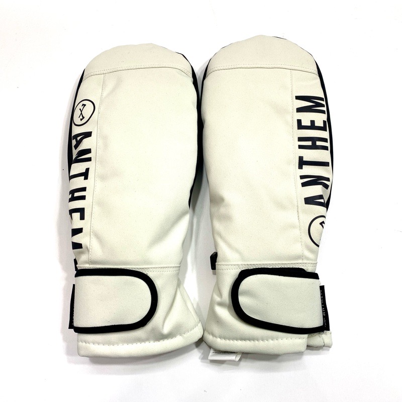 ◎24-25 ANTHEM LOGO MITTEN カラー:OFF WHITE MLサイズ アンセム