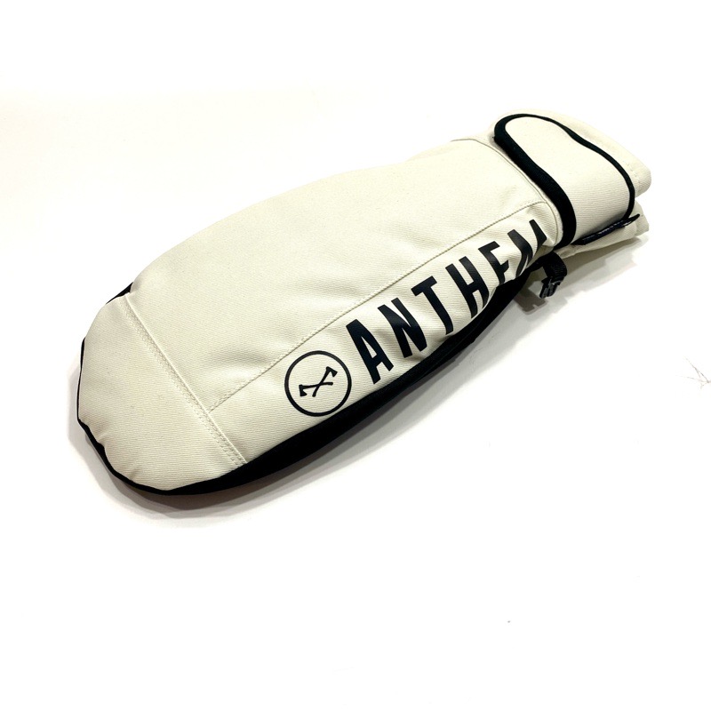 ◎24-25 ANTHEM LOGO MITTEN カラー:OFF WHITE MLサイズ アンセム