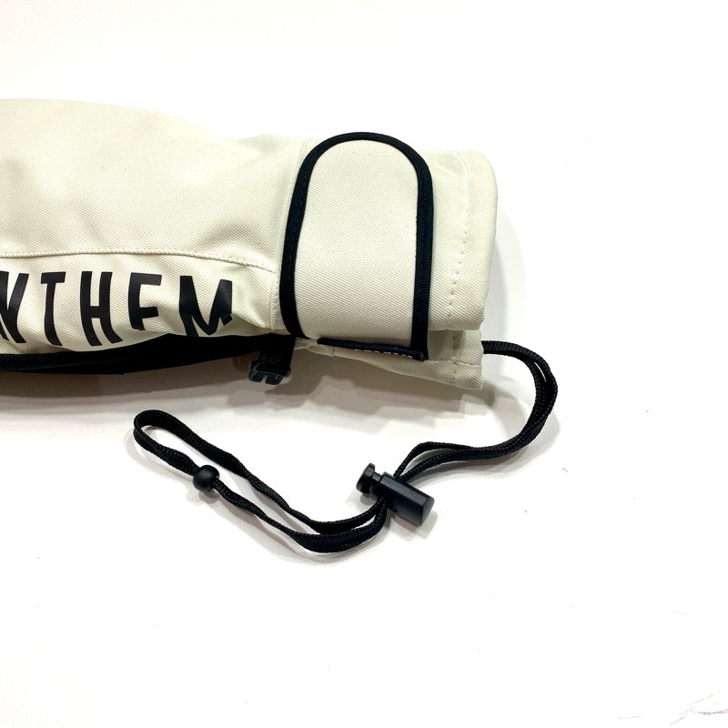 ◎24-25 ANTHEM LOGO MITTEN カラー:OFF WHITE MLサイズ アンセム