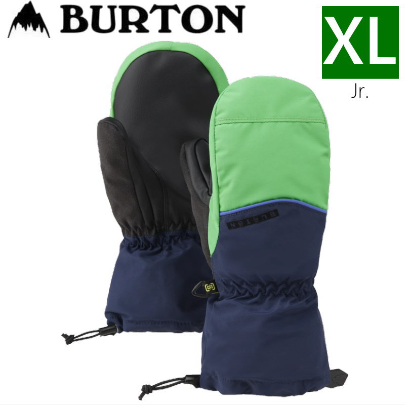 ●23-24 BURTON KIDS PROFILE MITTEN カラー:DRSBLU GLYGRN  XLサイズ バートン  スキー スノーボード｜off-1