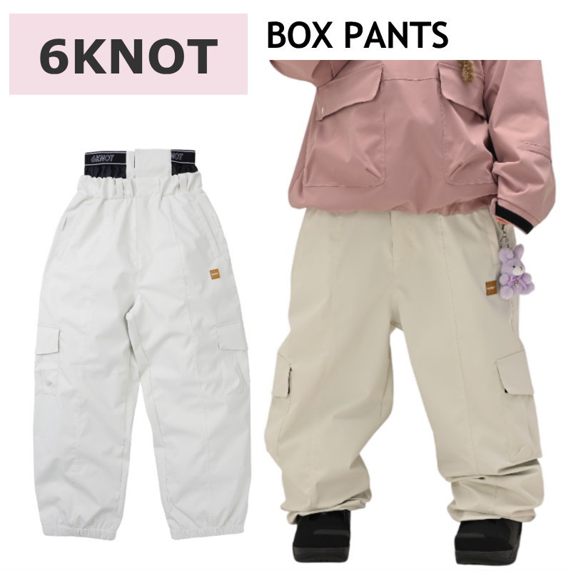☆ 25-26 6KNOT BOX PANTS カラー:OFF WHITE 6K2506 シックスノット