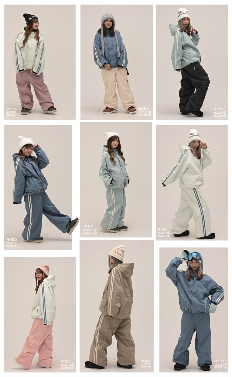 ☆ 25-26 6KNOT LINEPIP JACKET カラー:ICE MINT 6K2510 シックス