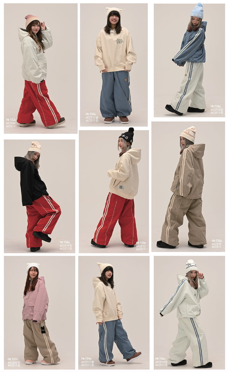 ☆ 25-26 6KNOT LINEPIP PANTS カラー:ICE MINT 6K2511 シックスノット