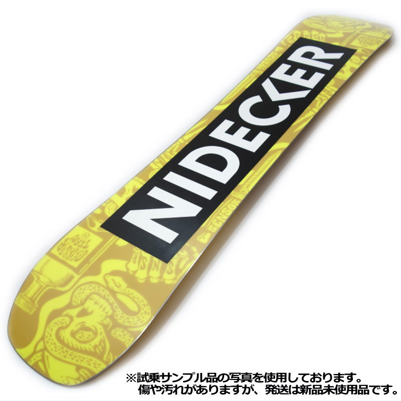 ラスト1点】メンズ スノーボード 板 型落ち NIDECKER SENSOR TEAM