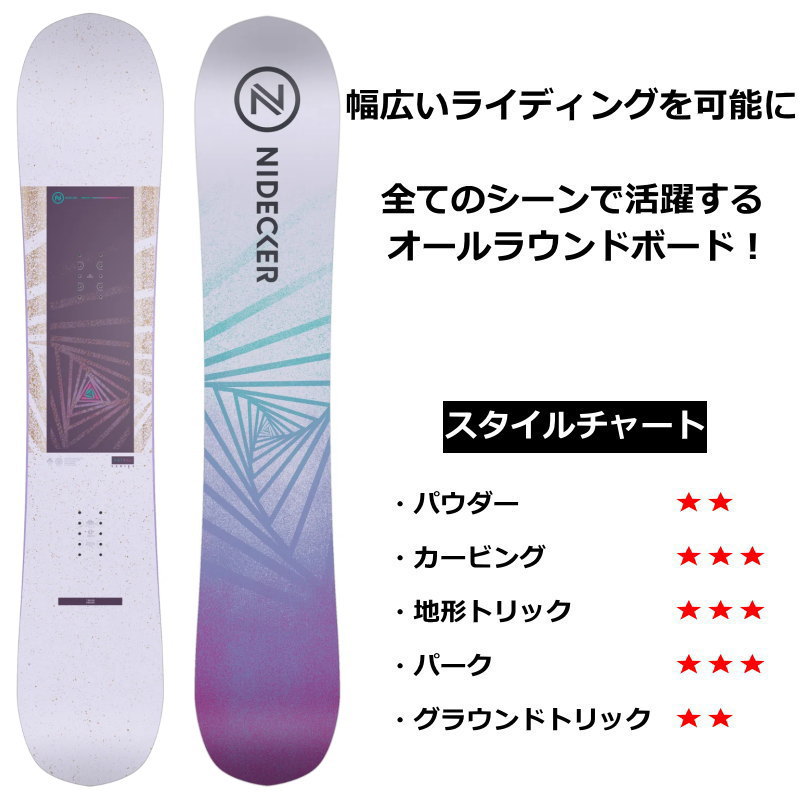 24-25 NIDECKER ASTRAL+ZUMA ZM カラー:BLACK ナイデッカー レディース