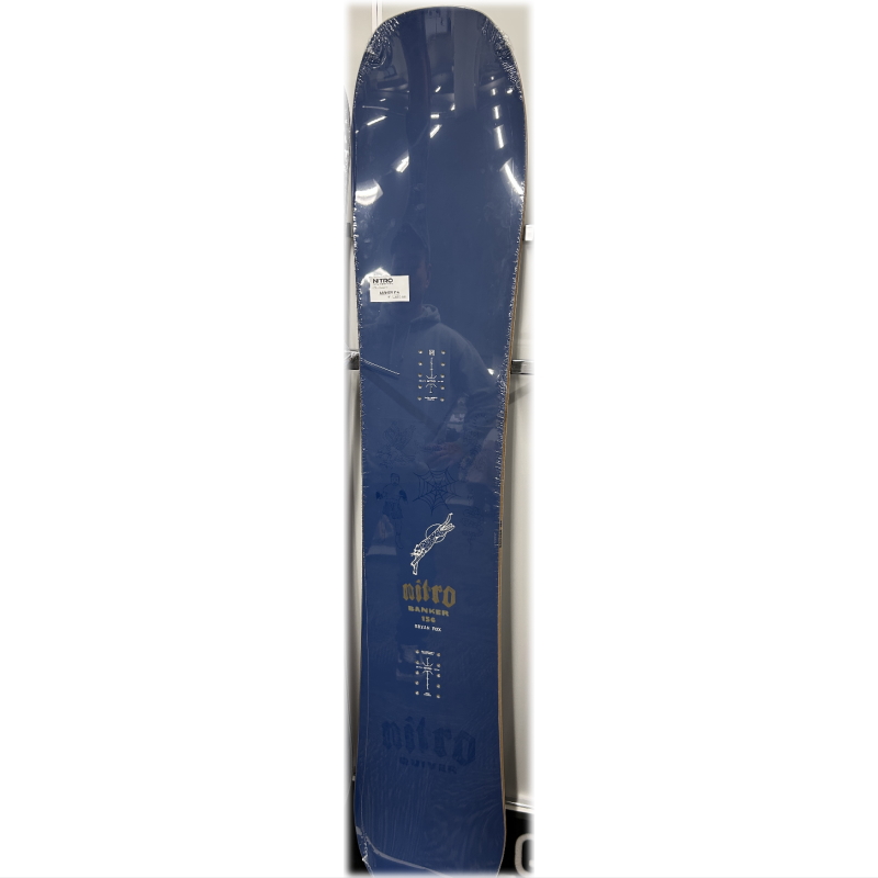 特典付き 【早期予約】 メンズ スノーボード 板 156cm NITRO BANKER ナイトロ バンカー 26-27 パウダーボード キャンバー_2