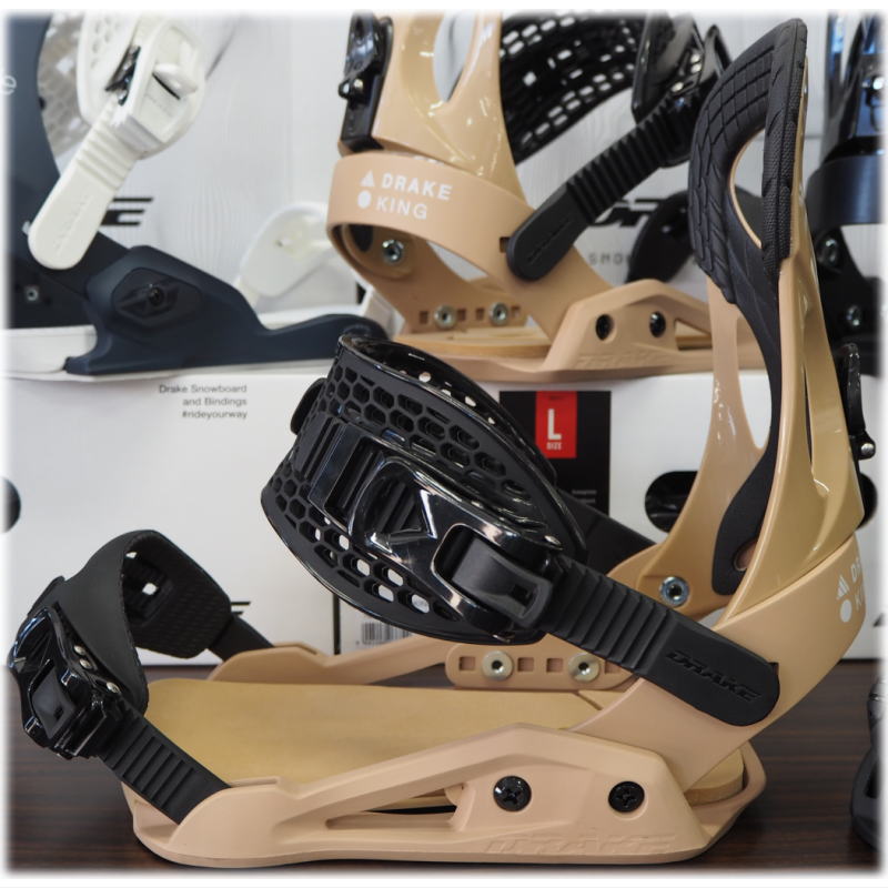 23-24 DRAKE KING カラー:SAND/BLACK Lサイズ ドレイク キング メンズ スノーボード ビンディング バイン 日本正規品 NAN2810108201