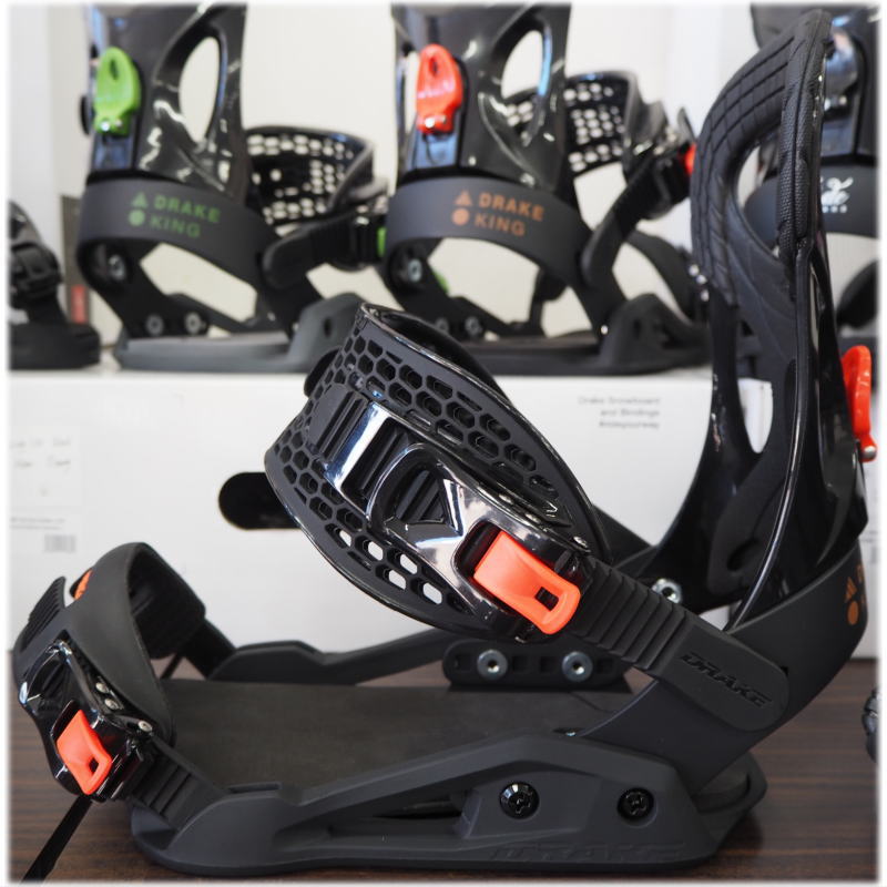 【早期予約】 23-24 DRAKE KING LTD カラー:BLACK/NEON ORANGE Mサイズ ドレイク キング リミテッド メンズ スノーボード ビンディング 日本正規品 MY2810106816