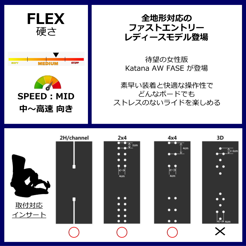 早期予約商品】 26-27 ROME WOMEN'S KATANA AW FASE カラー:DEEP RED S