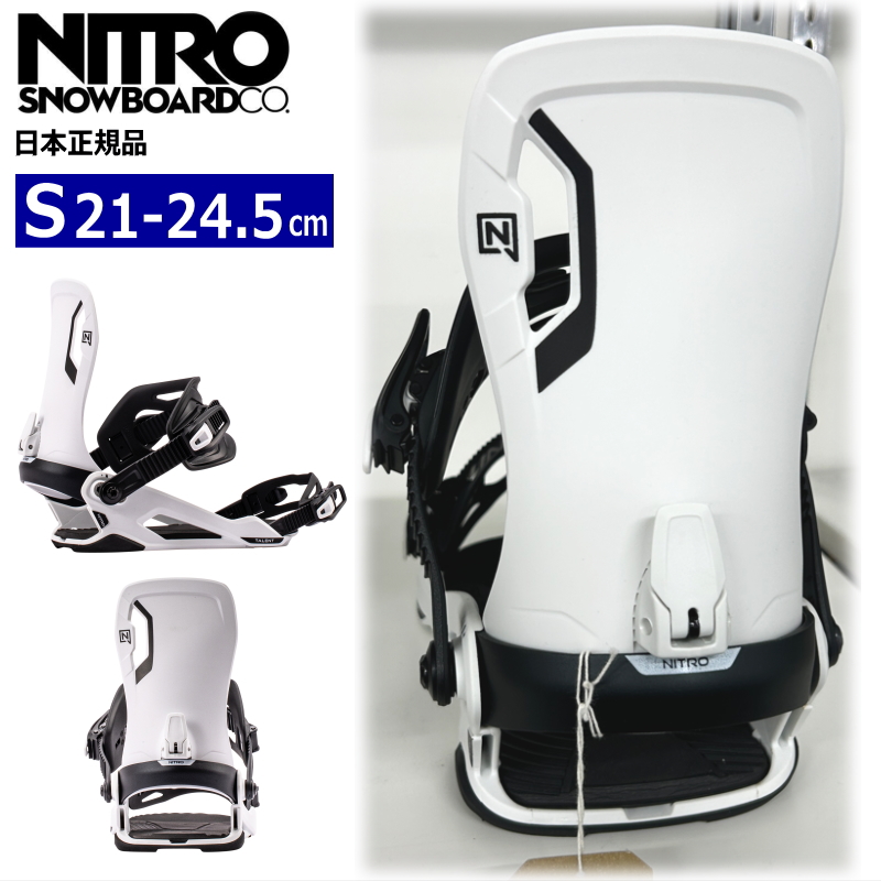 【早期取って置く商いもの】 26-27 NITRO TALENT 色つや:White S大きさ  ナイトロ レディース スノーボード バインディング 新作 バインディング-スポーツ