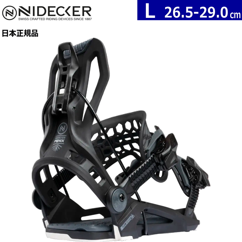 早期予約商品】 26-27 NIDECKER FLOW FENIX カラー:BLACK Lサイズ