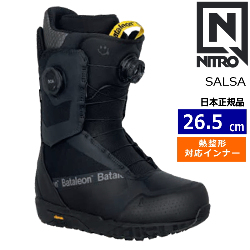 25-26 Bataleon SALSA カラー:BLACK 26.5cm バタレオン サルサ メンズ