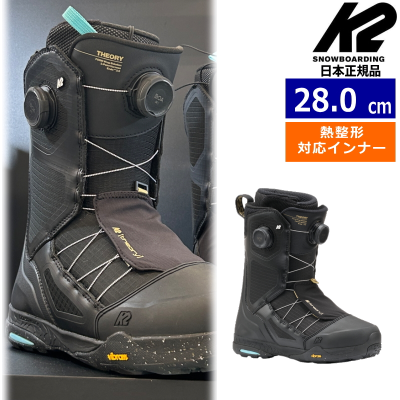 早期予約商品】 26-27 K2 THEORY MENS US10 カラー:BLACK 28cmケーツー