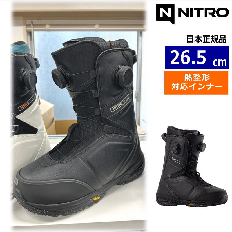 早期予約商品】 26-27 NITRO TEAM BOA カラー:Black 26.5cm ナイトロ