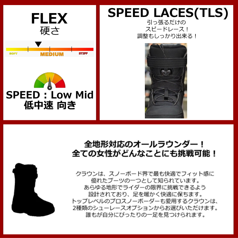 早期予約商品】 26-27 NITRO CROWN TLS カラー:Lilac 23.5cm ナイトロ