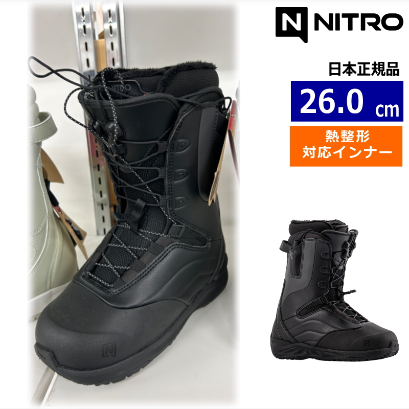 早期予約商品】 26-27 NITRO CROWN TLS カラー:Black 26cm ナイトロ 
