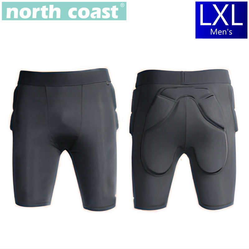 【即納】●[L-XLサイズ]24 NORTH COAST ＮＷ SHORT HIP PAD NW-1004 カラー:BK ヒップパッド  プロテクター メンズ スノーボード｜off-1