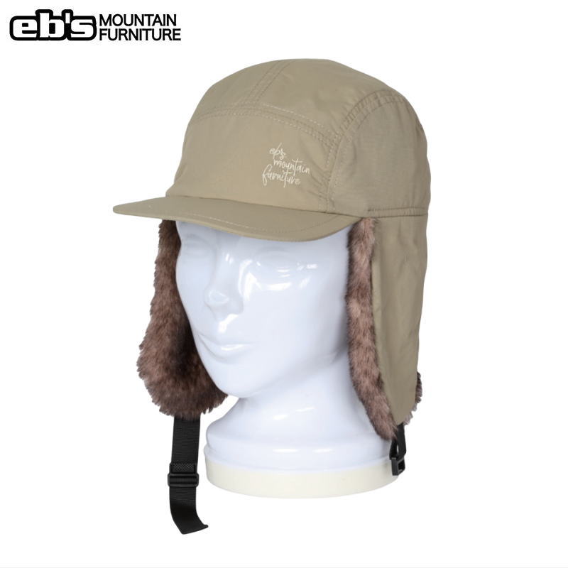 ●24 eb's FUR CAP カラー:KHAKI キャップ 帽子 スノーボード スノボ スキー | 