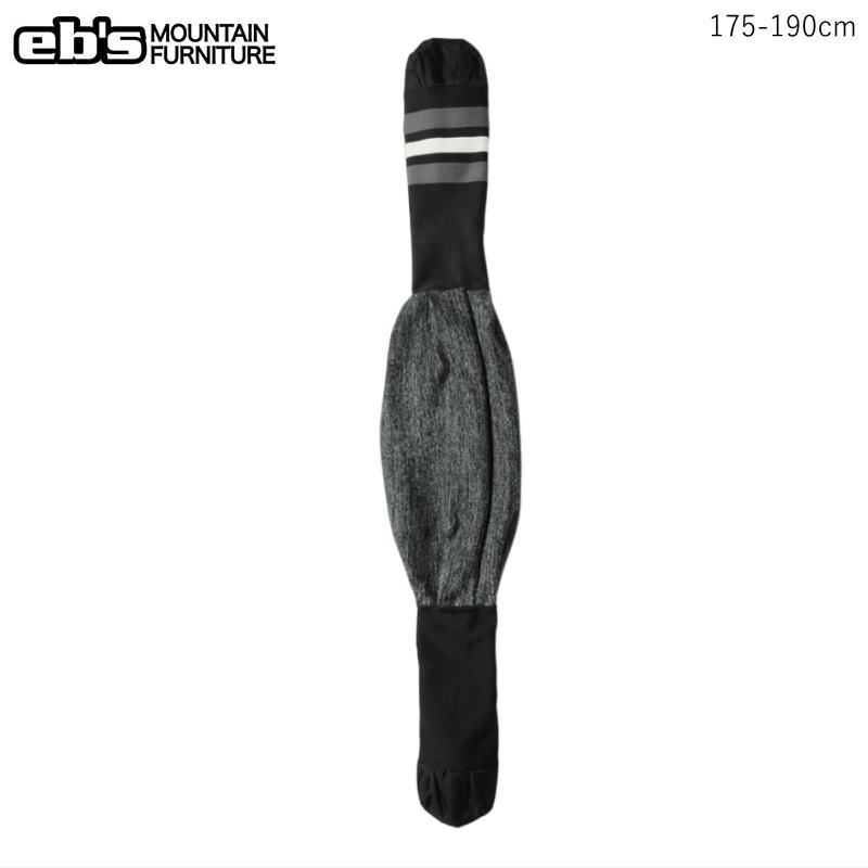 【即納】●[175-190cm]24 eb's SKI COVER カラー:BLACK エビス ニットスキーカバー スキーバッグ スキーケース｜off-1