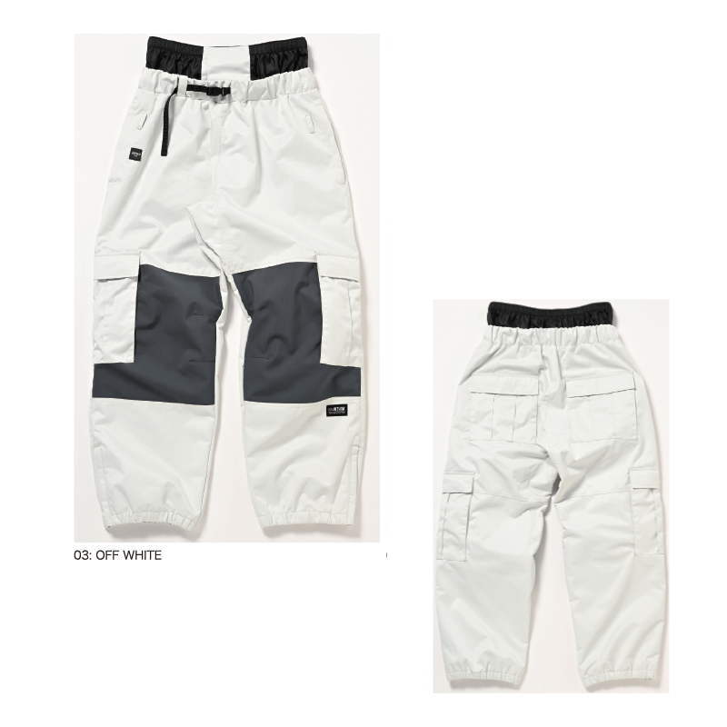 ○ 23-24 ANTHEM WARP CARGO PANTS OFF WHITE AN2307 アンセム