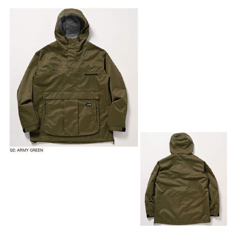 ○ 23-24 ANTHEM DEFTONE ANORAK JACKET ARMY GREEN AN2322 アンセム