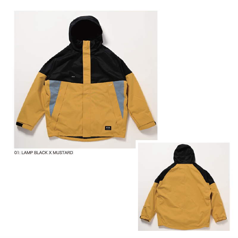 ○ 23-24 ANTHEM FATBOY JACKET LAMP BLACK MUSTARD AN2327 ○ 23-24 ANTHEM FATBOY JACKET LAMP BLACK MUSTARD AN2327