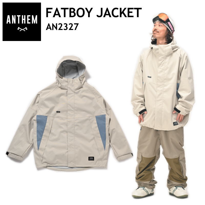 売上超高品質 スノーボード ウェア ANTHEM FATBOY BLUE Lサイズ 