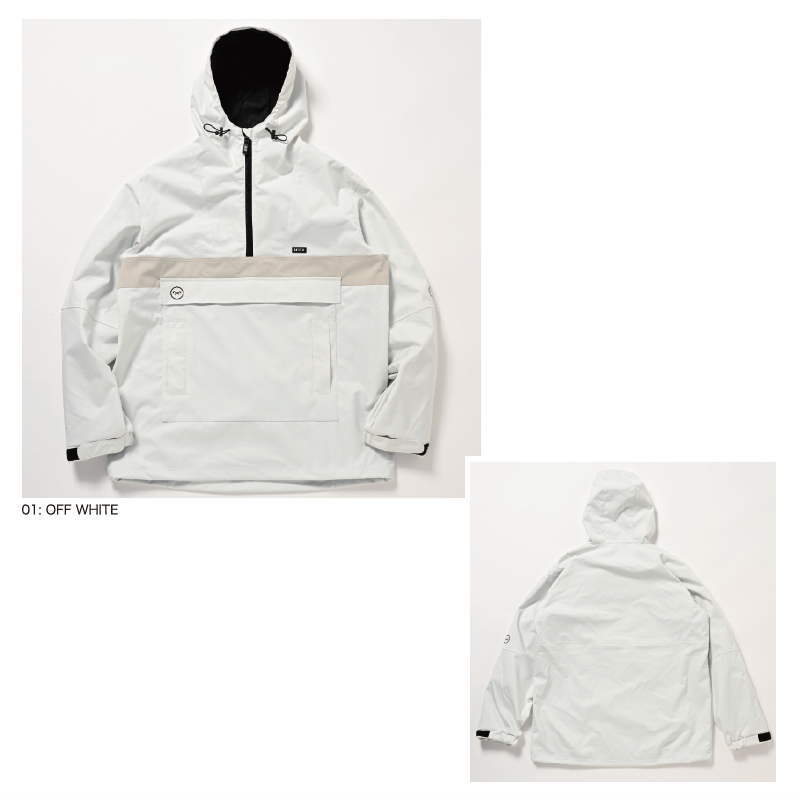 ○ 23-24 ANTHEM NFX ANORAK JACKET OFF WHITE AN2341 アンセム スノボ
