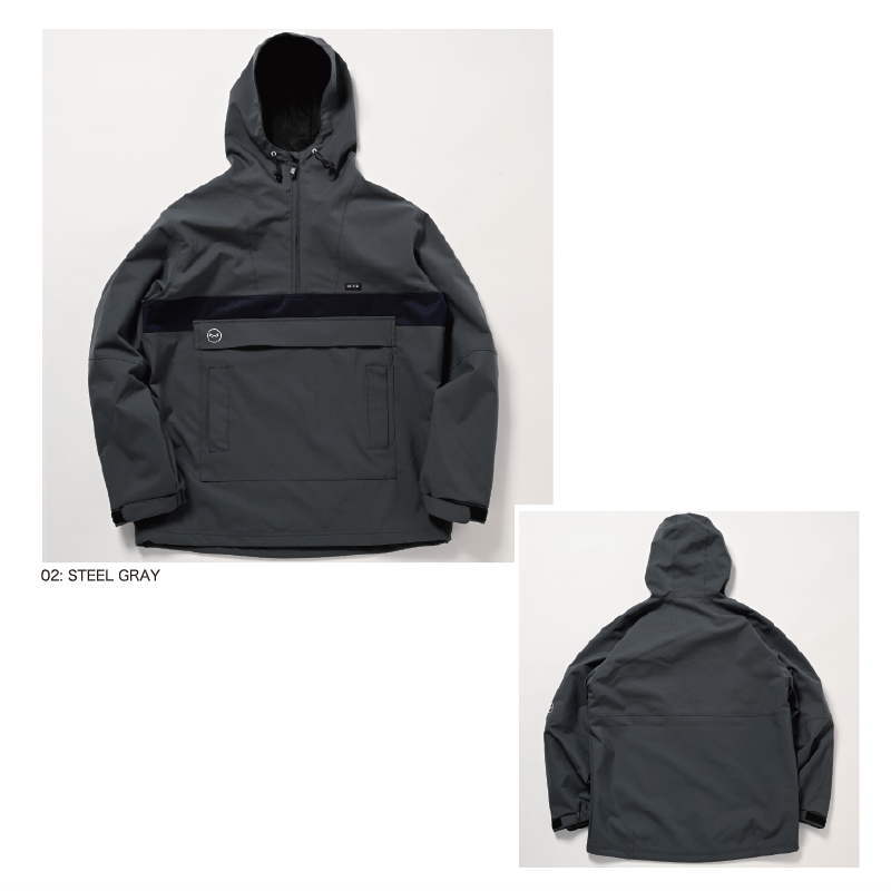 ○ 23-24 ANTHEM NFX ANORAK JACKET STEEL GRAY AN2341 アンセム 