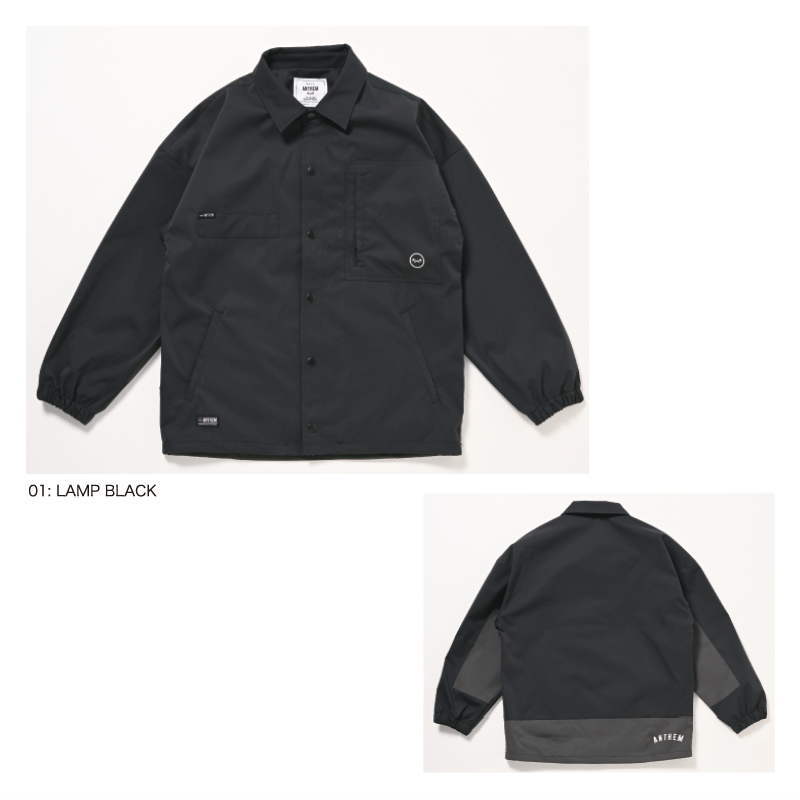 ○ 23-24 ANTHEM WIDE COACH JACKET LAMP BLACK AN2344 アンセム