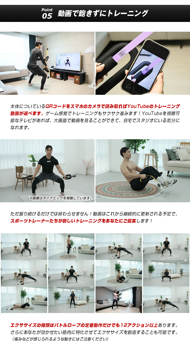 Z-rope バトルロープ 筋トレ 宅トレ クロスフィット 有酸素運動