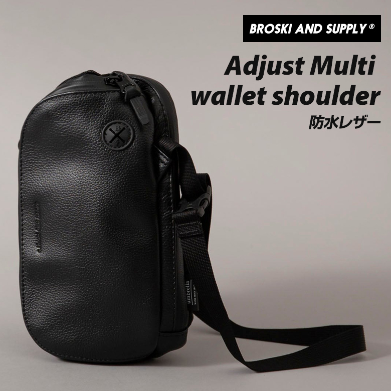 BROSKI AND SUPPLY Labor Adjust Multi wallet shoulder カバン かばん