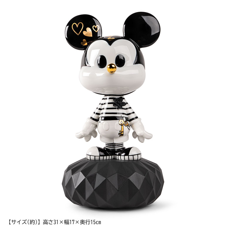 LLADRO ミッキーマウス (Black & White) リヤドロ フィギュア ミッキー