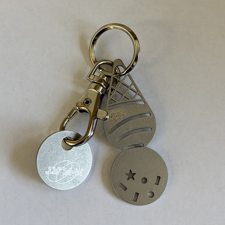 MFLAT エムフラット 平光製作所 カートコインキー2種セットステンレス