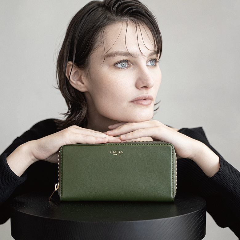 CACTUS TOKYOサボテンレザー Long Wallet ロングウォレット 長財布