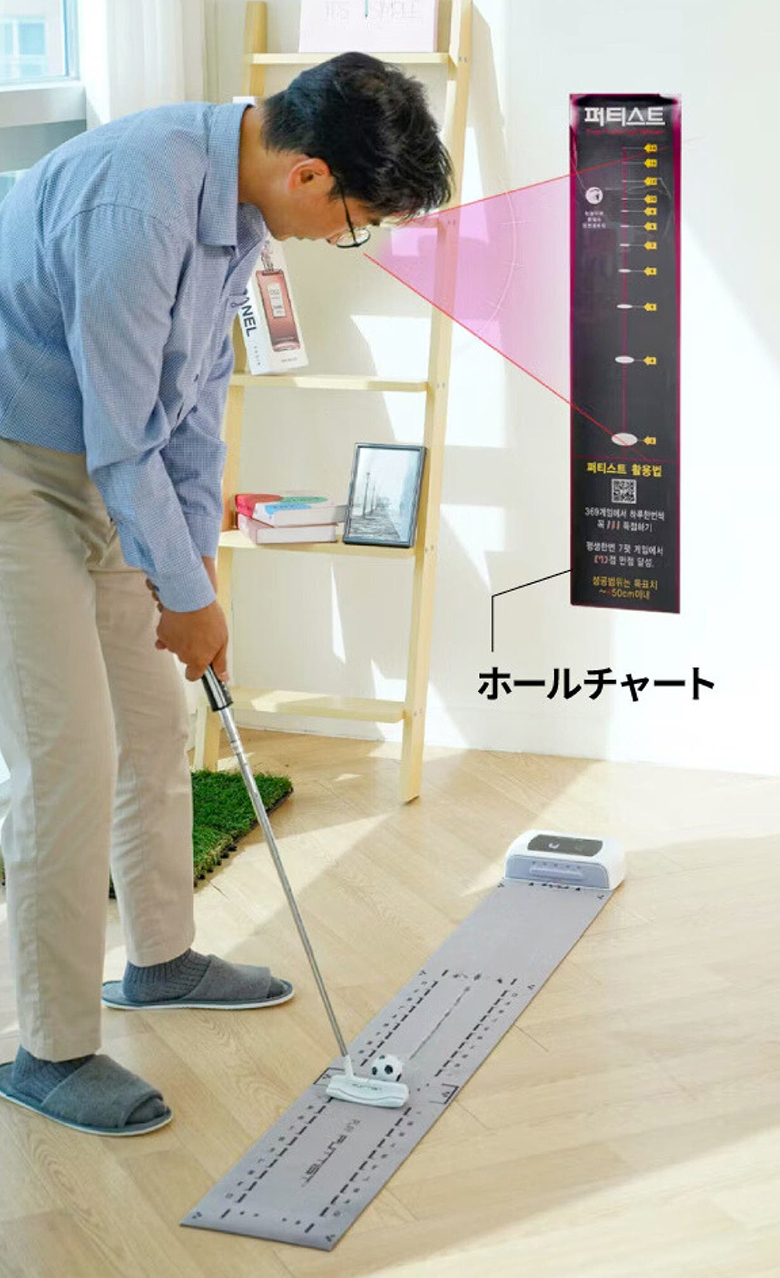 PUTTIST II Basic デジタルパター練習機 ゴルフ練習器具 パッティスト