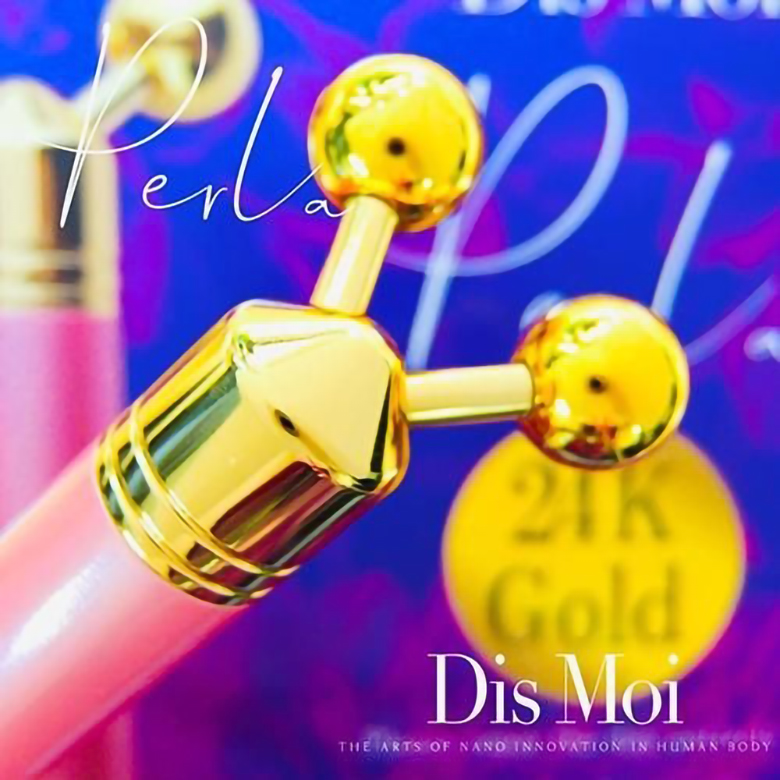DisMoi Perla ペルラ 電導美顔器 周波数加工 美顔器 美顔ローラー 24K