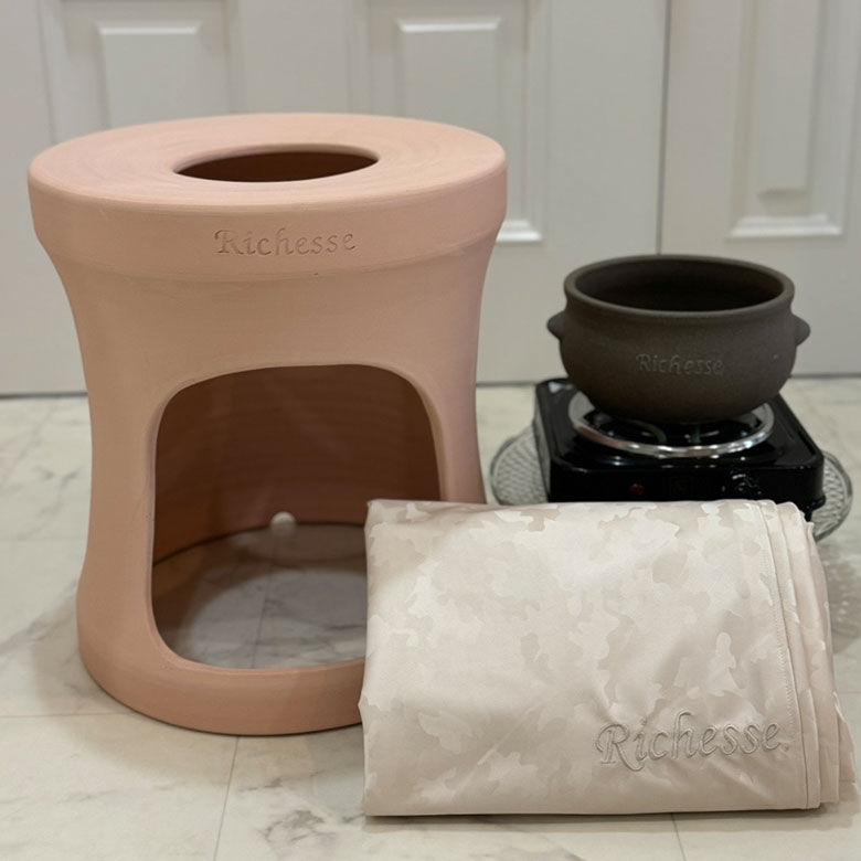 Richesse 黄土よもぎ蒸しフルセット スターターセット フルセット