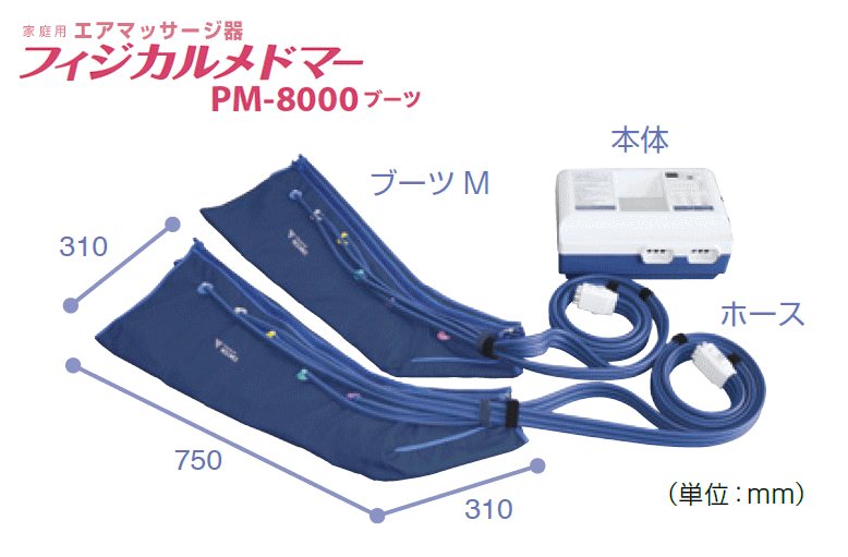 メドマーフィジカルメドマーPM-8000 ブーツセット リンパマッサージ器