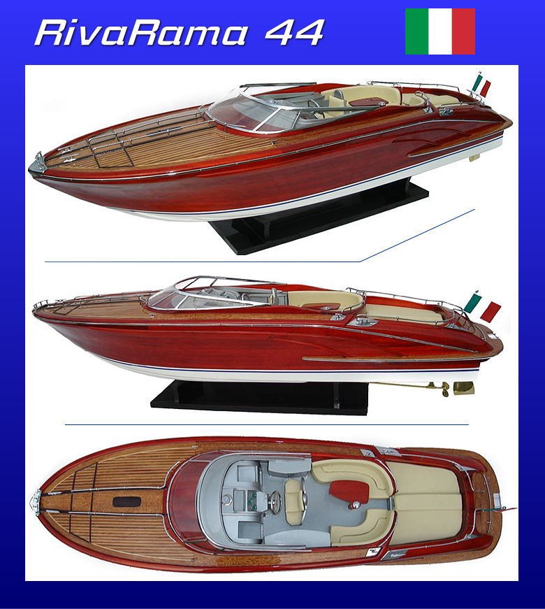 精密完成模型 RIVA Rama 44（完成品）精密模型 全長90cmリーヴァ ラマ : 想いを