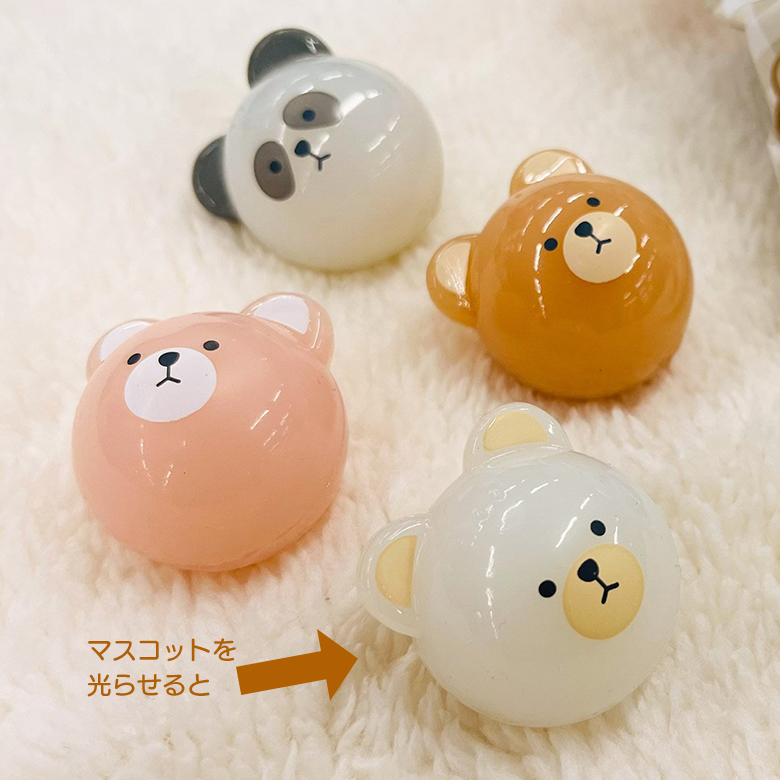 光るくまバスボール bath ball 白くま くま ピンクくま パンダ