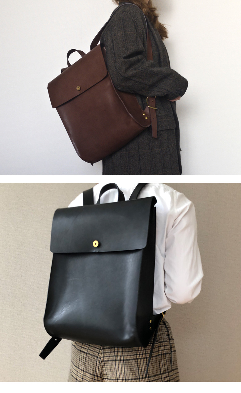 studio FAVORI A4が入るレザーリュック 姫路レザー レザーリュック
