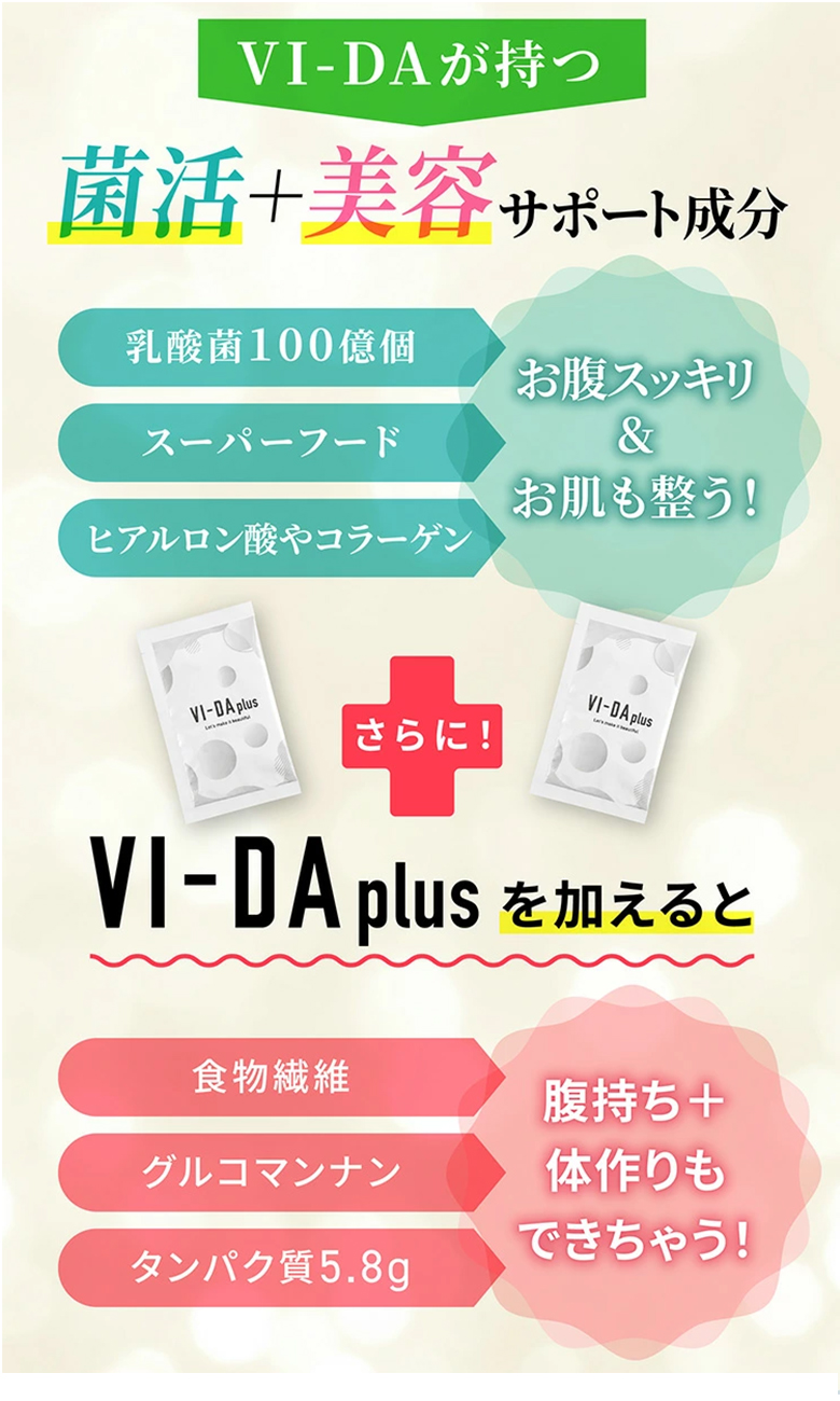 VI-DA plus 1セット 24gｘ5包 栄養特化型スムージー ヴィーダプラス