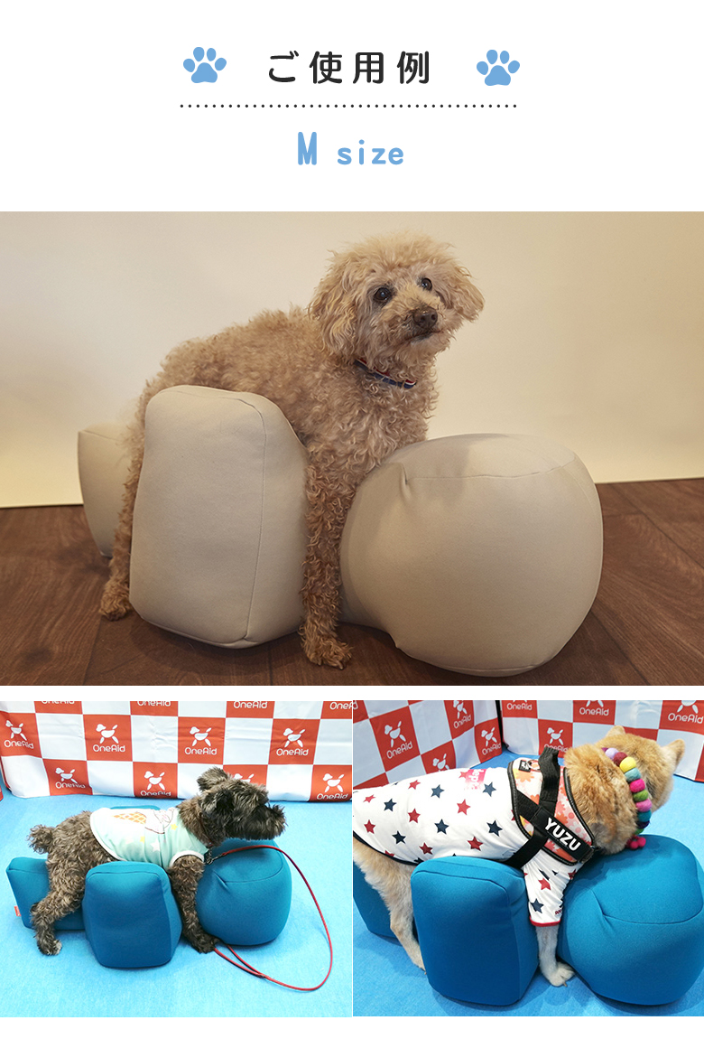 OneAid リラクッション Mサイズ 犬用介護 床ずれ 防止 【新品未使用】 楽天市場】OneAid リラクッション M 中型犬用 犬用介護用品