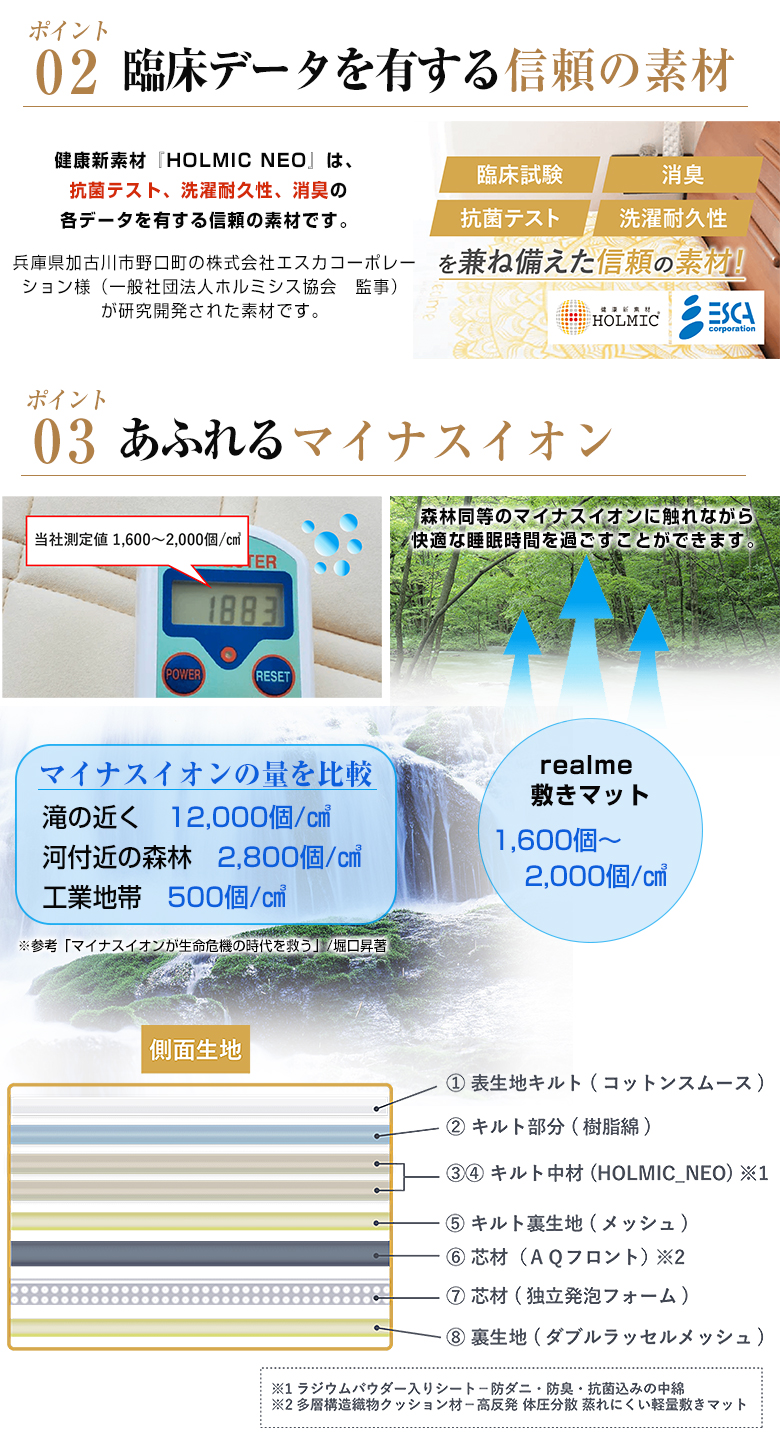 心と体のコンディションを整えるリカバリー ホルミシス 高反発 realme
