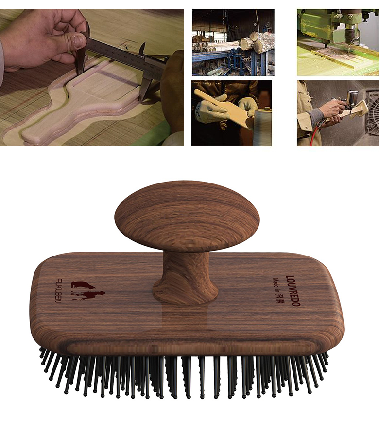 LOUVREDO 復元ブラシPET ルーヴルドー ペットブラシ グルーミング