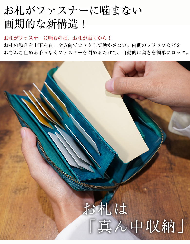 Amazon | [STUDIUM] ストゥディウム 速い小さい薄い長財布 「1秒