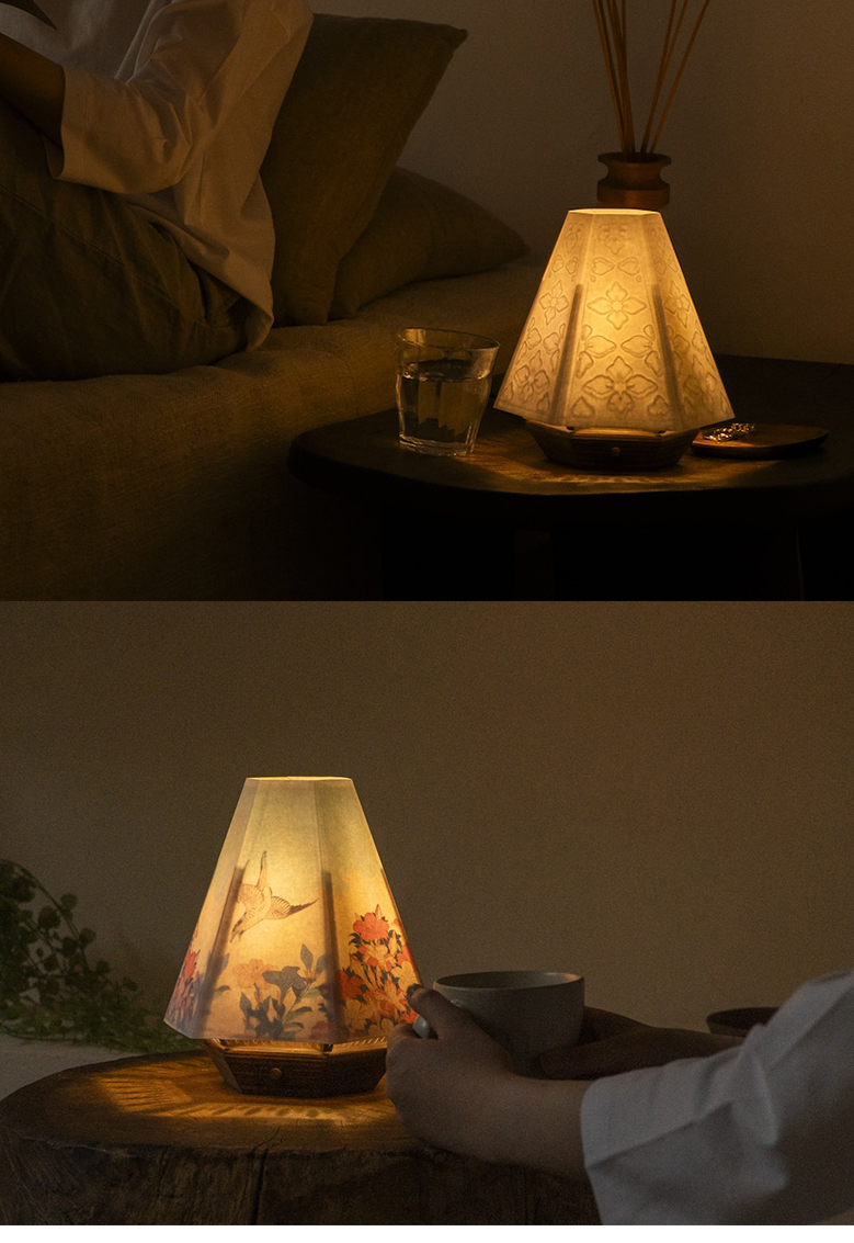 フロアライト インテリア 三角 ツル インテリア 和 フロアライト おしゃれ 白黒 和モダン 三角形 透かし和紙 伝統的